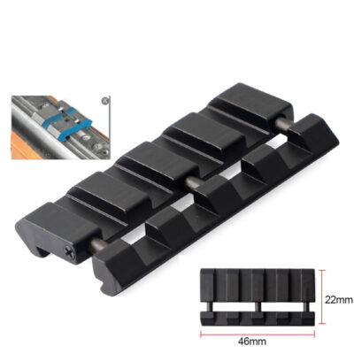 PAO Snap Fit Weaver/Picatinny To Dovetail Scope-Mount Adaptor Base