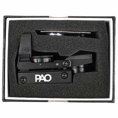 PAO Multi-Reticle Red Green Reflex Sight