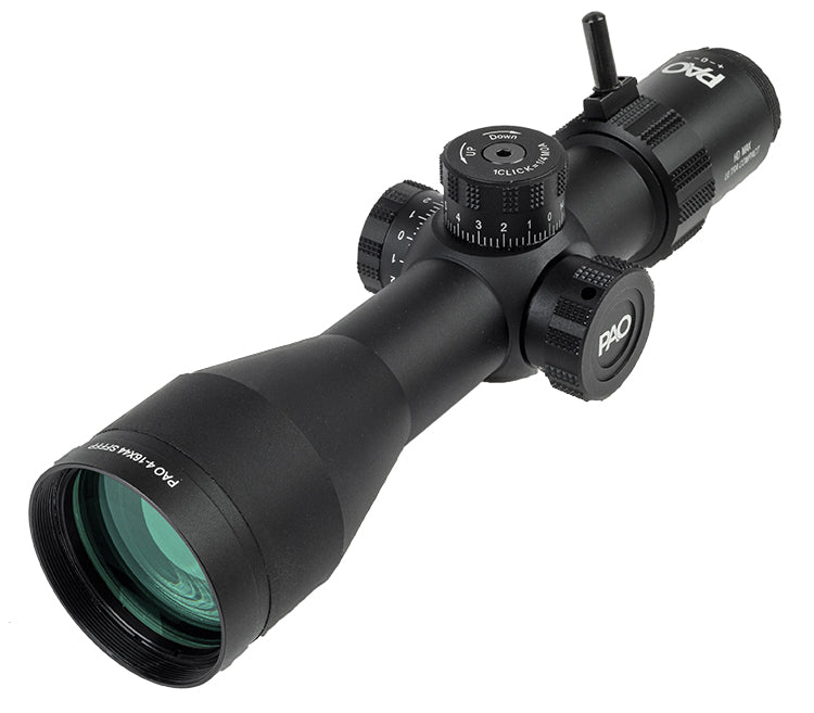 PAO DMAX 4-16 x 44 SF FFP Ultra Compact Rifle Scope