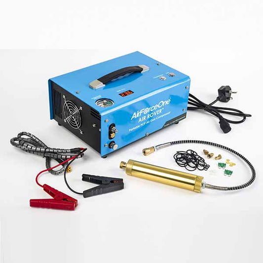 AirForceOne® Air Rover 12V/240V 300 BAR Portable PCP Airgun Compressor