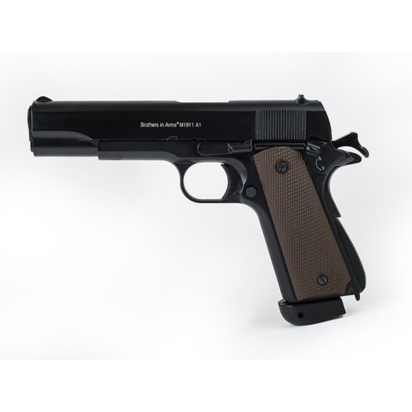 Lee Enfield Guns, M1911 A1 CO2 powered pistol in 4.5mm steel BB format
