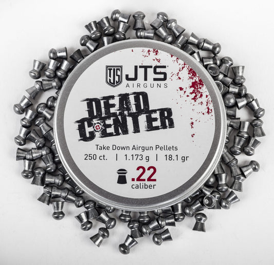 JTS Dead Center Domed .22 5.5mm Airgun Pellets - 18.13 grains