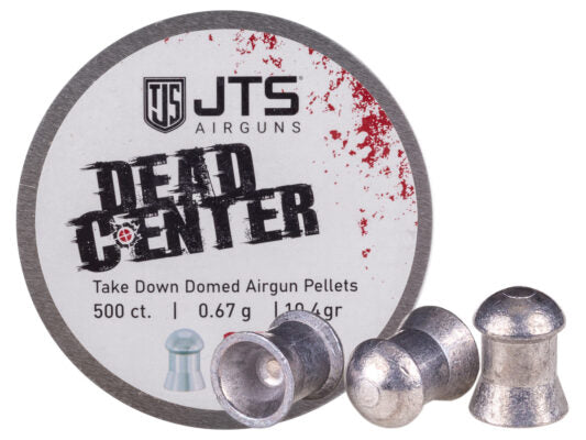 JTS Dead Center Domed .177 4.5mm Airgun Pellets - 13.73 grains