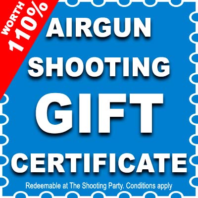Airgun Shooting GIFT Certificate