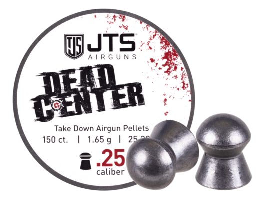 JTS Dead Center Domed .25 6.35mm Airgun Pellets - 25.39 grains
