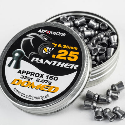 .25 AirForceOne Panther DOMED Airgun Pellets