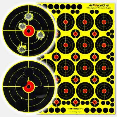 Self-adhesive Hi-viz Splatter Targets