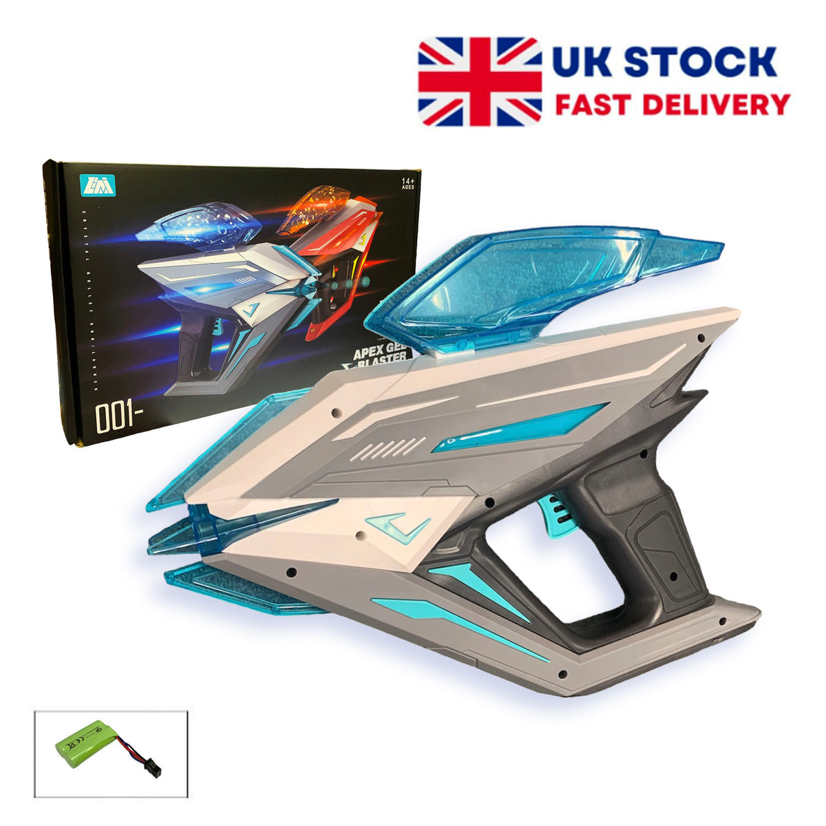 SCI FI Electric Gel Blaster Toy Gun Hydrogel Automatic Blue