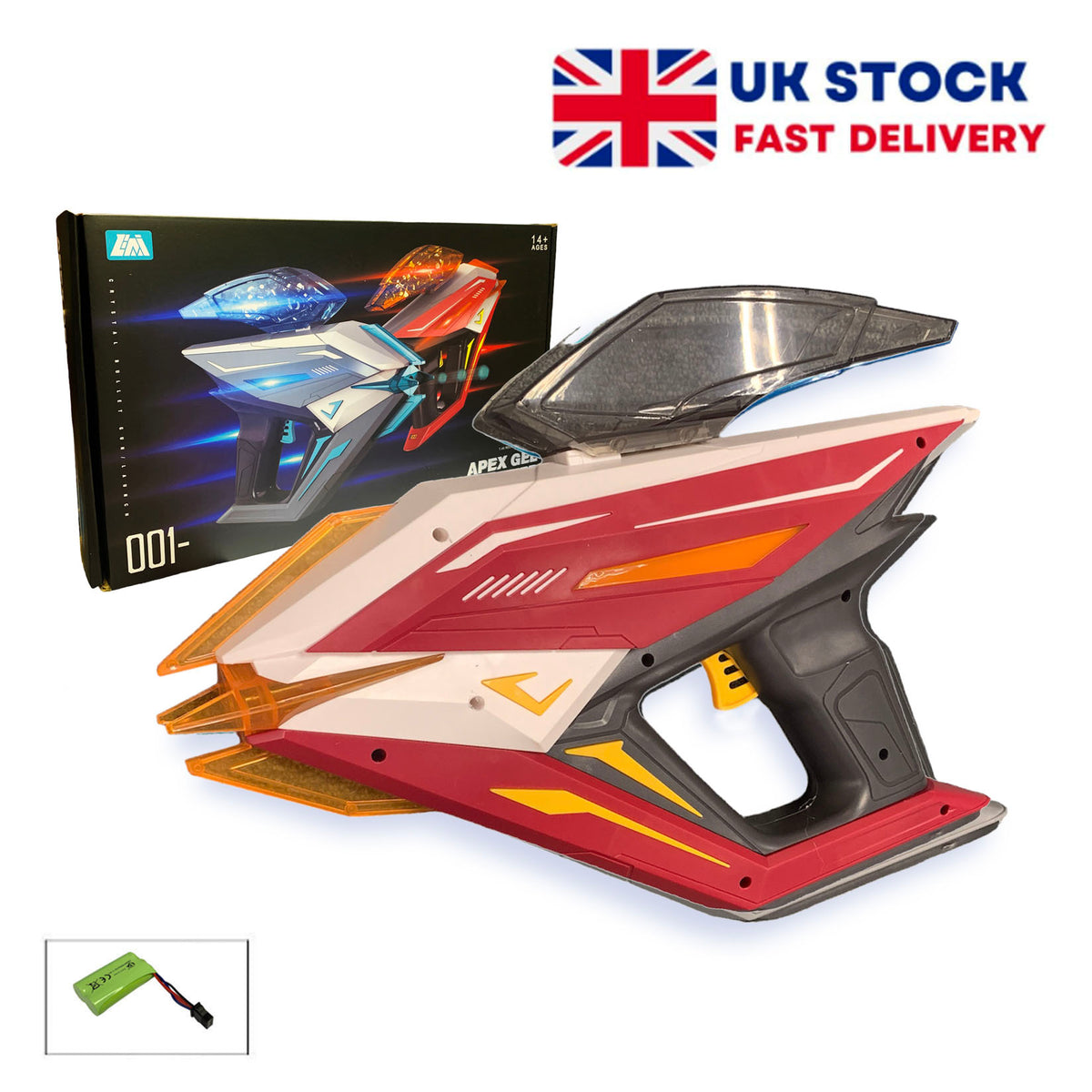 SCI FI Electric Gel Blaster Toy Gun Hydrogel Automatic Red