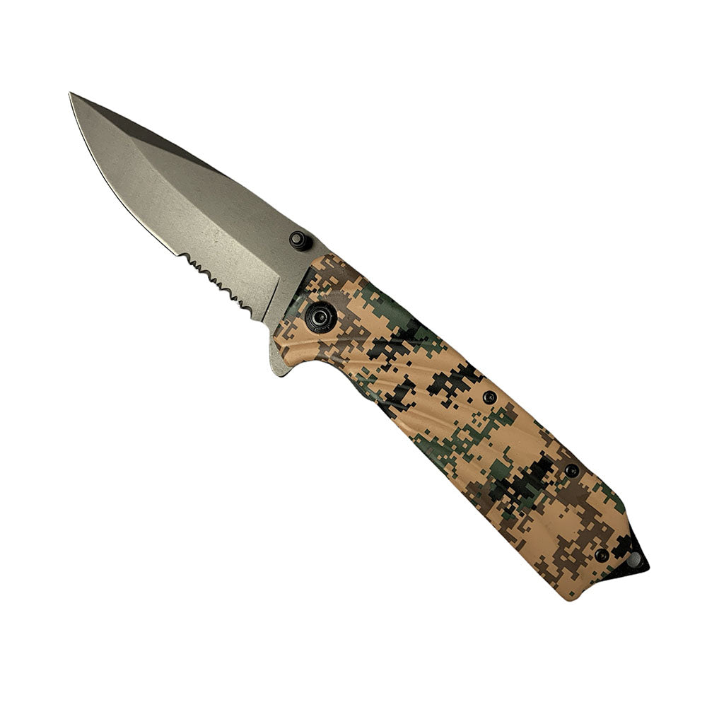 Jim Bowie 1827 ® “Digital Desert” Liner Lock Pocket Knife