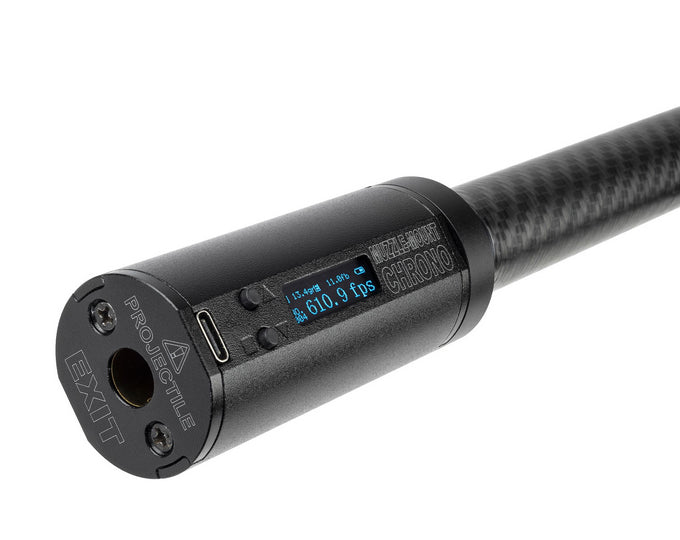 AirForceOne Muzzle Mount Chronograph - Airgun Bluetooth Chrono
