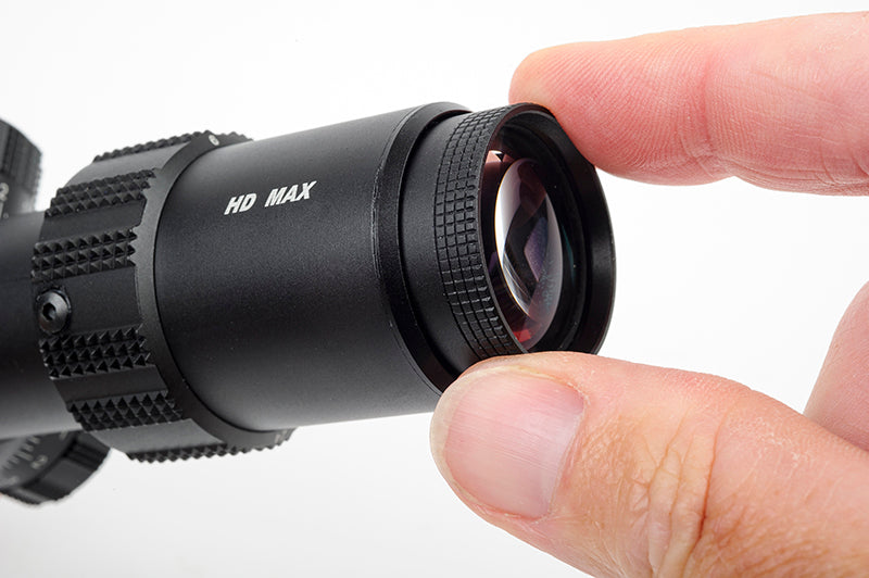PAO DMAX 4-16 x 44 SF FFP Ultra Compact Rifle Scope