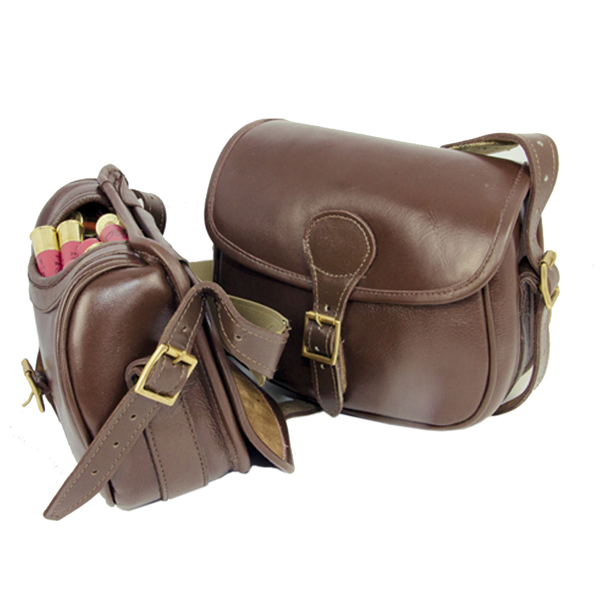 “Anson & Deeley” 100% Real Leather “Lichfield” Cartridge Bag "English Heritage" brand