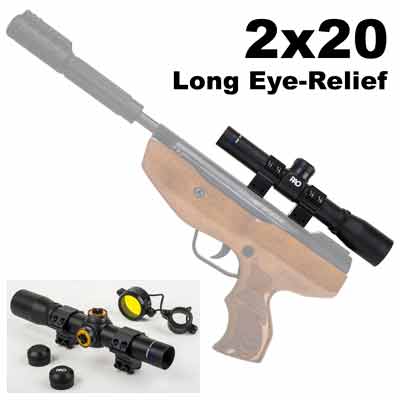 PAO 2x20 Pistol Scope