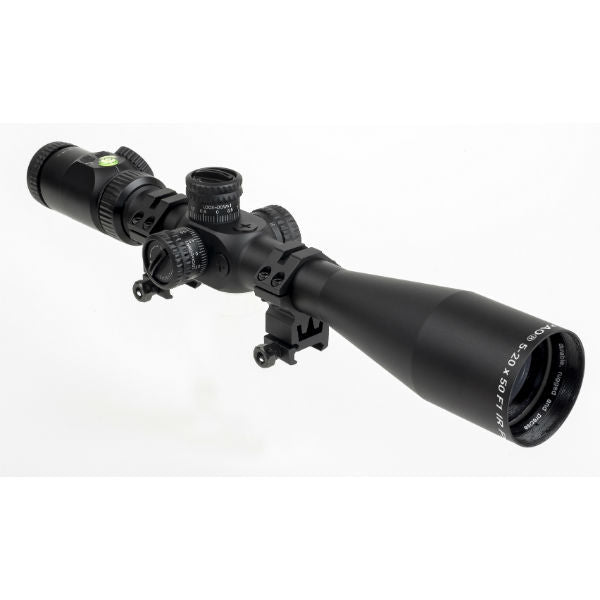 PAO® F1 5-20 x 50 IR PA First Focal Plane Rifle Scope inc. First Focal PlaneMounts & Sun Shade