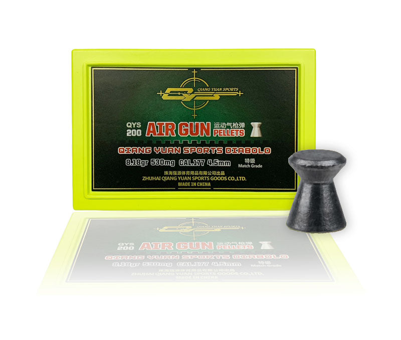 .177 QYS MATCH Grade Flat-head Airgun Pellets