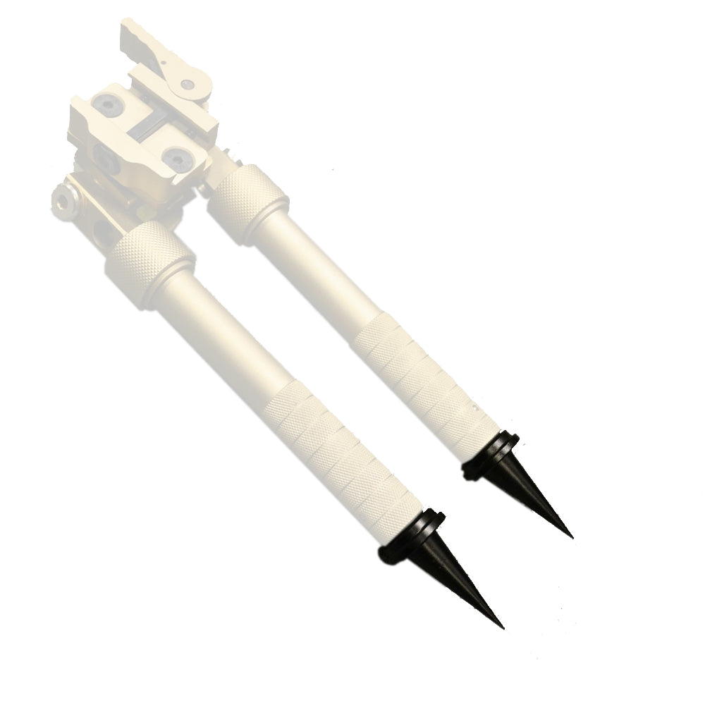 AirForceOne ADRAS BIPOD BT37 ‘Quick Change’ Spike Feet: Silver or Sand