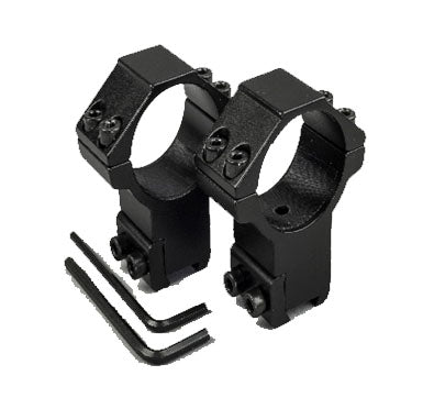 PAO® Match Grade Rifle Scope Mounts 2 Piece 30mm Tube High 11mm 3/8" Dove-Tail