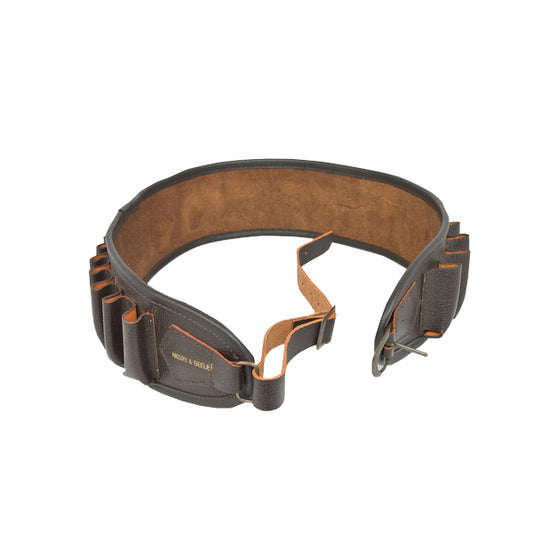 Anson & Deeley 100% real leather closed loop cartridge belt