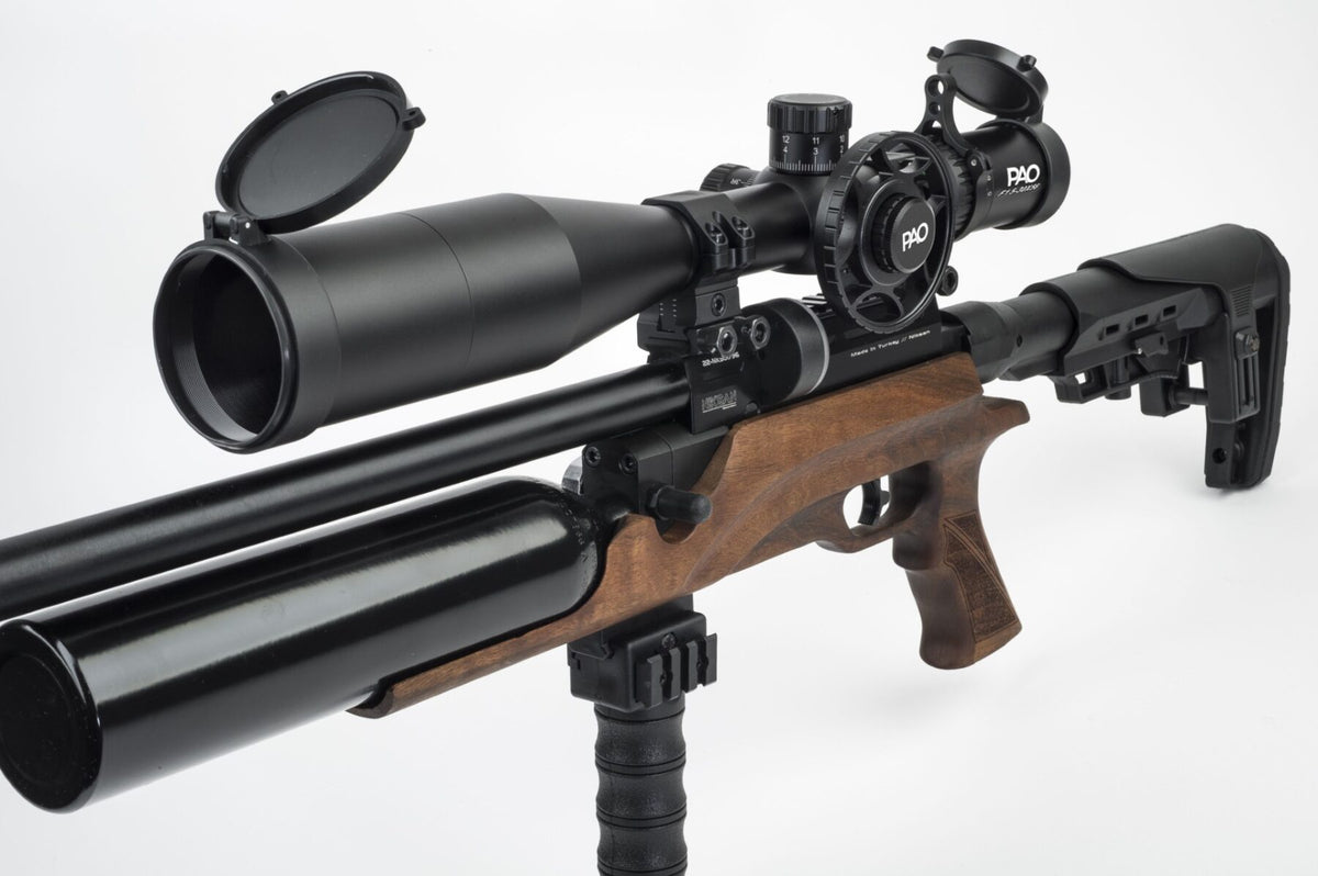 PAO® F1 5-30 x 56 IR PA Multi Stadia First Focal Plane Rifle Scope inc. Mounts & Sun Shade
